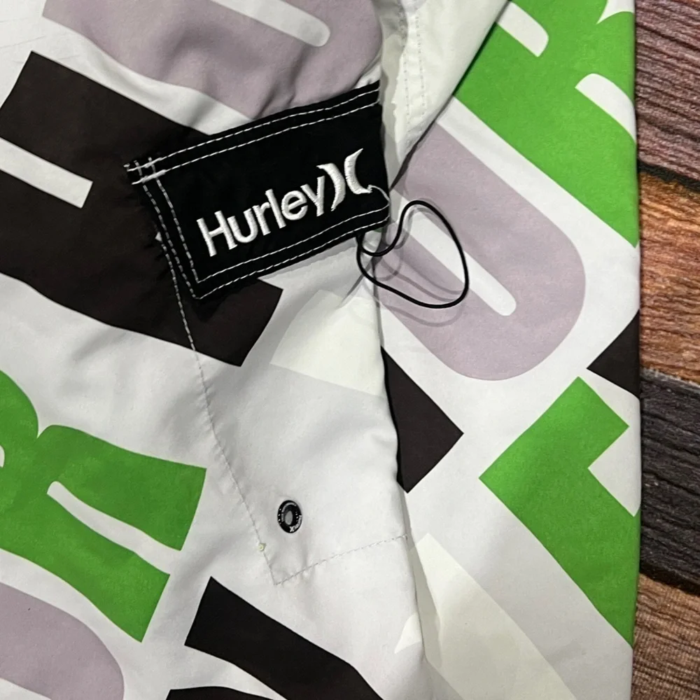 Hurley Board Shorts Mens Swim Surfer Swim Suit Geometric Pattern Summer